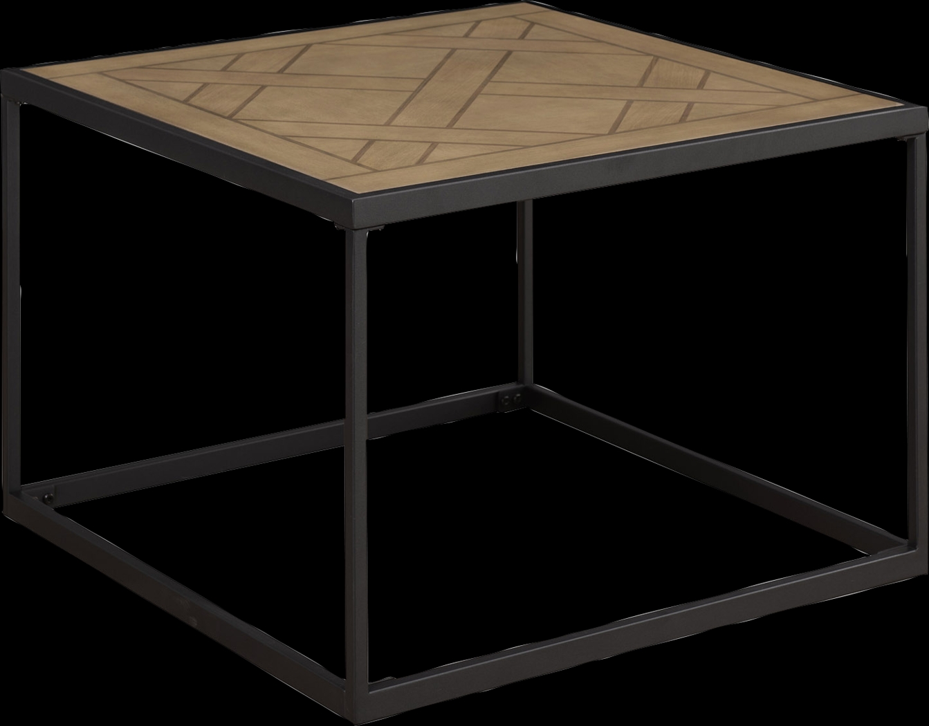Palcia Brown Square Cocktail Table - Thumbnail - Image 4