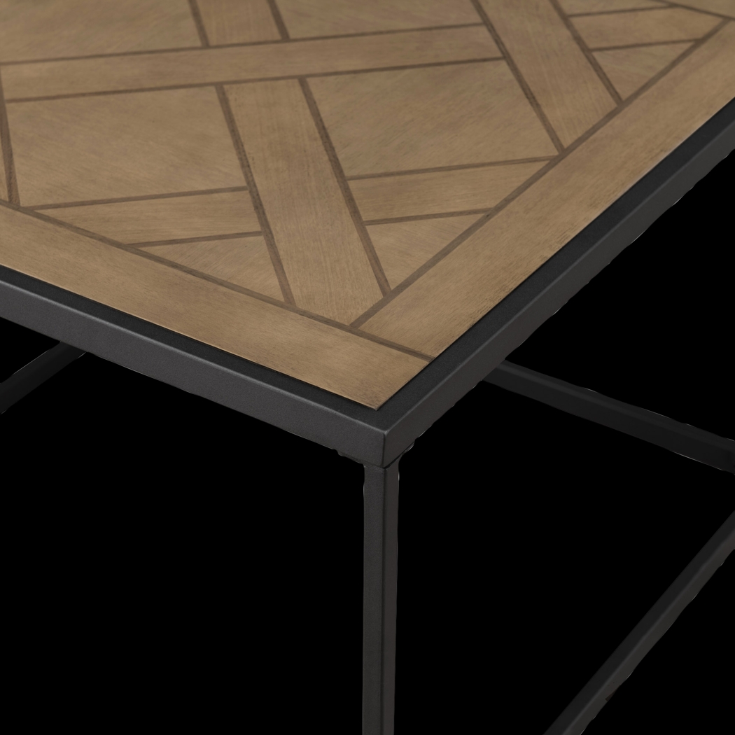 Palcia Brown Square Cocktail Table - Thumbnail - Image 5