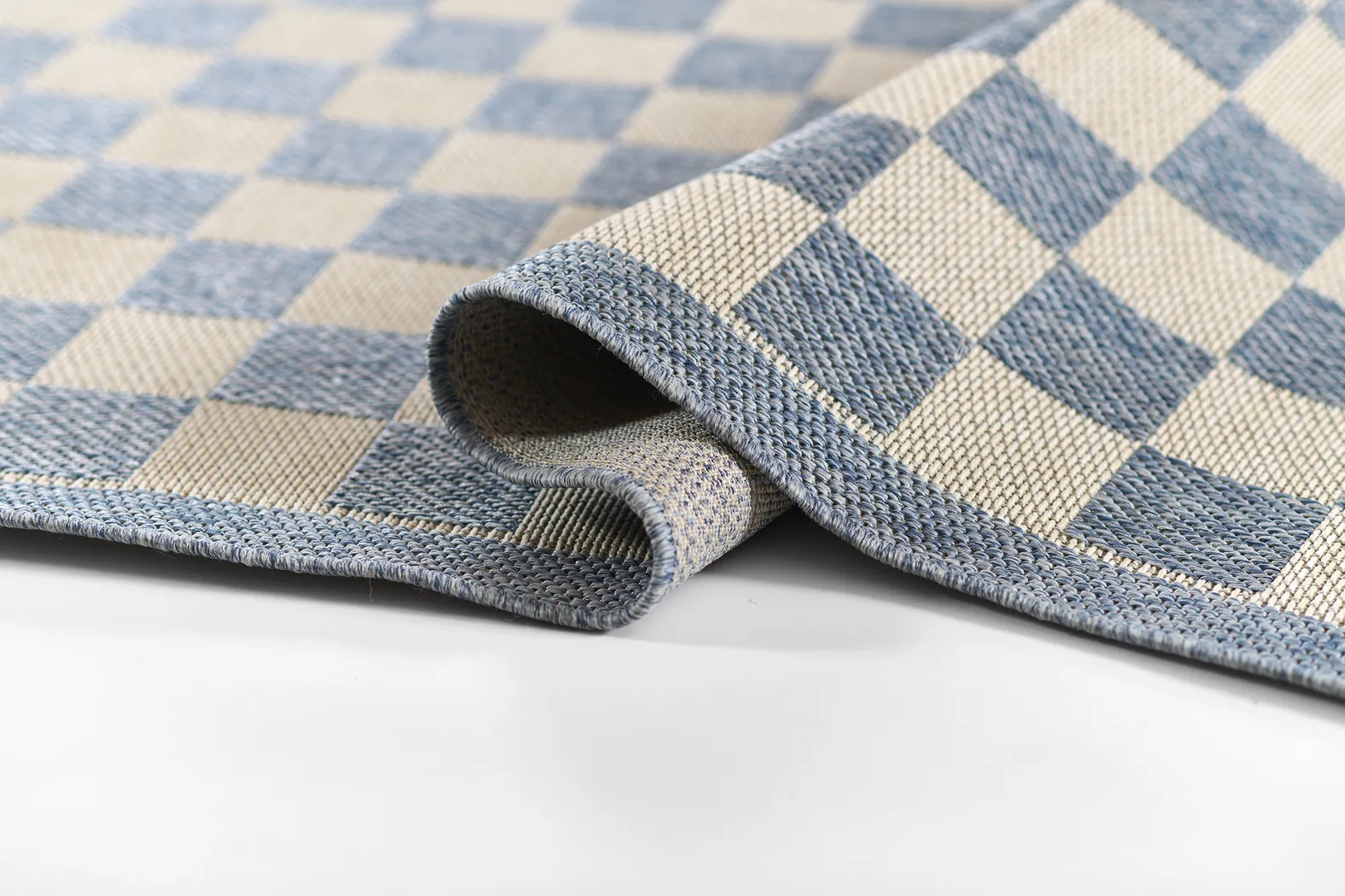 Palea Light Blue 5'3 x 7' Indoor Outdoor Rug - Thumbnail - Image 3