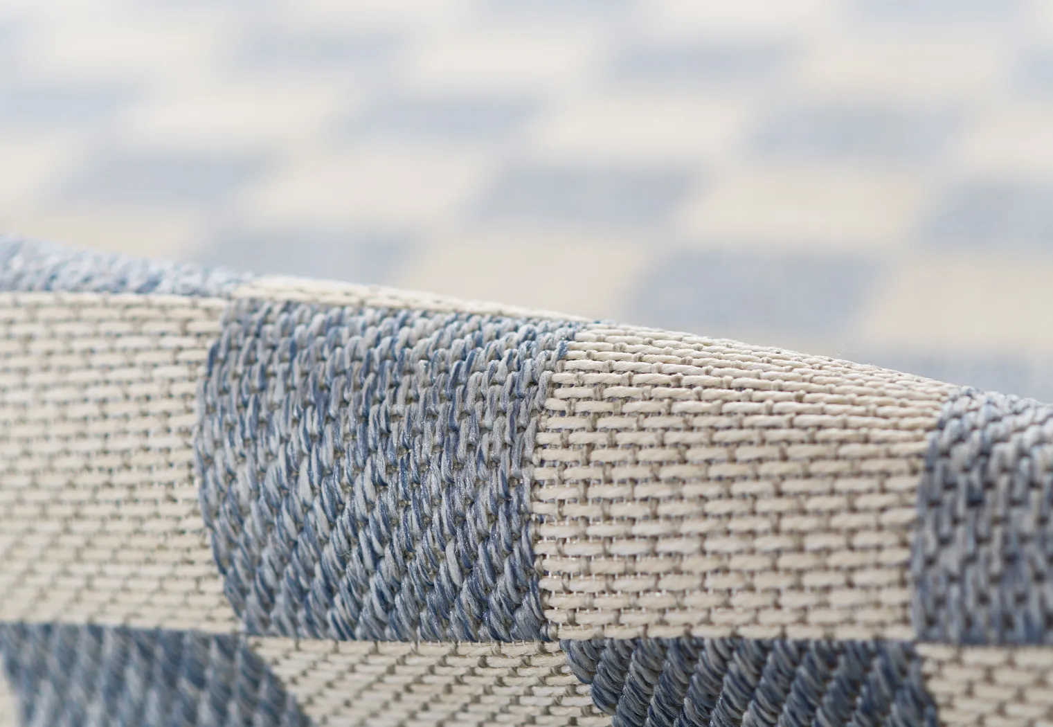 Palea Light Blue 5'3 x 7' Indoor Outdoor Rug - Thumbnail - Image 4
