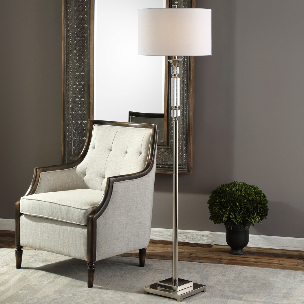 Palermo Place Silver Floor Lamp - Thumbnail - Image 2