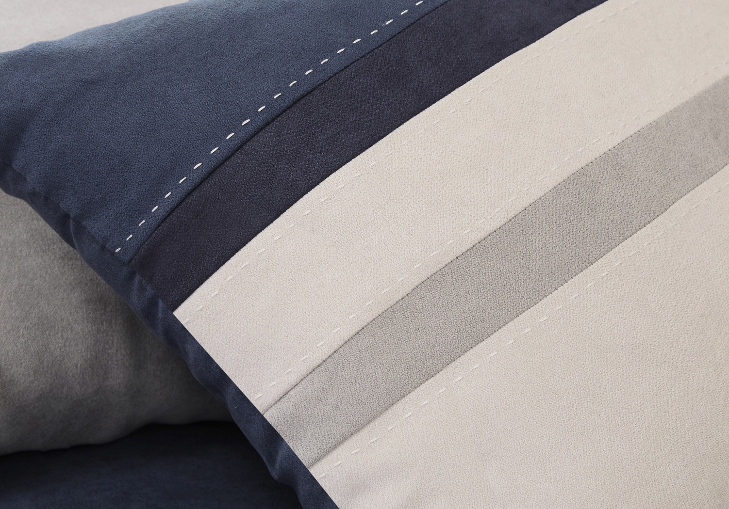 Palisades Blue 7 Pc Queen Comforter Set - Thumbnail - Image 2