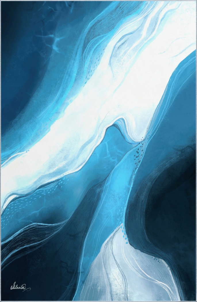 Palissandre Blue 5' x 7'7 Rug - Thumbnail - Image 1
