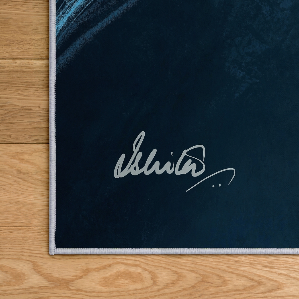 Palissandre Blue 7'7 x 10'5 Rug - Thumbnail - Image 4