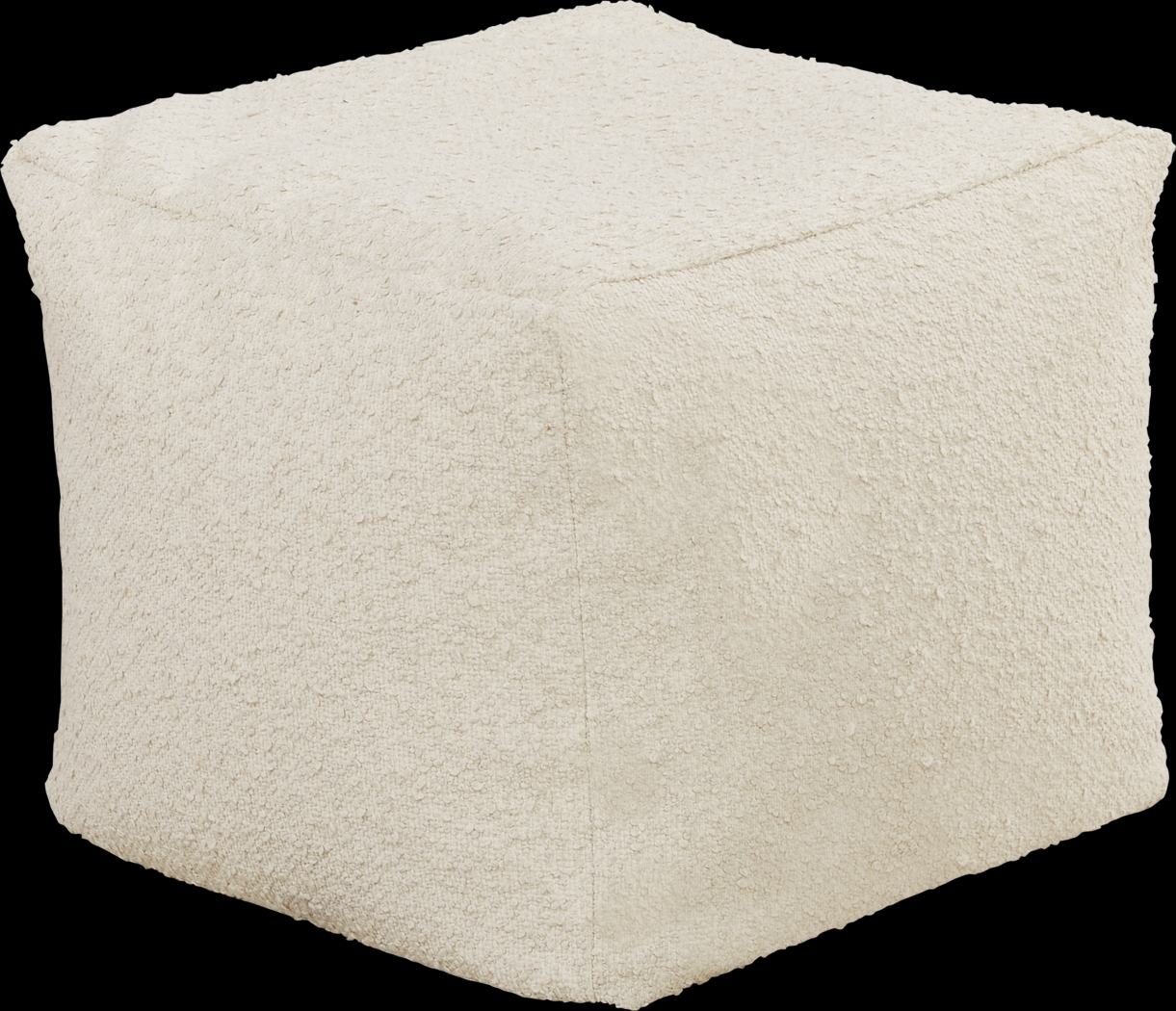 Pall Ivory Outdoor Pouf - Thumbnail - Image 1