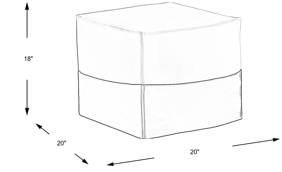 Dimension Image. Please refer to the Dimension Tab on this page for dimension details.