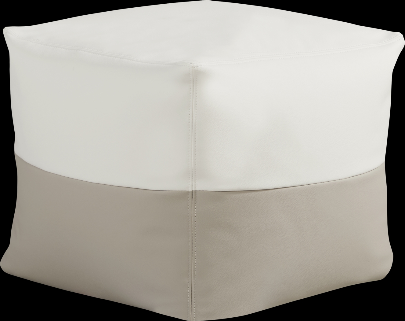 Pall Taupe Outdoor Pouf Ottoman - Thumbnail - Image 1