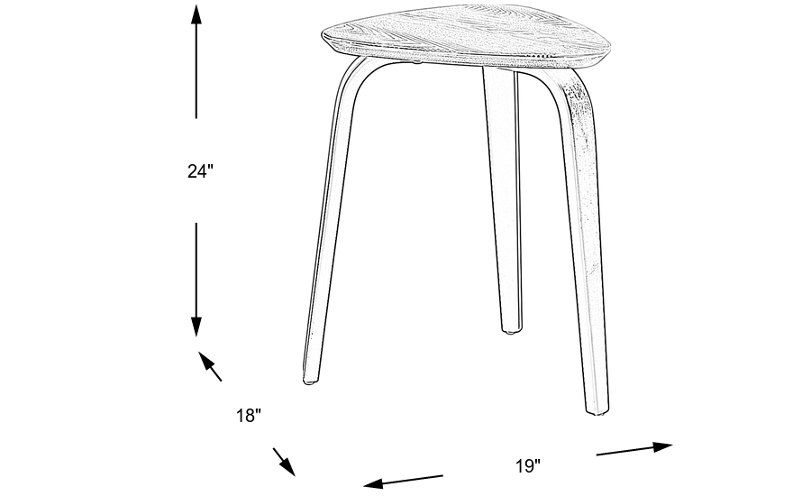 Dimension Image. Please refer to the Dimension Tab on this page for dimension details.