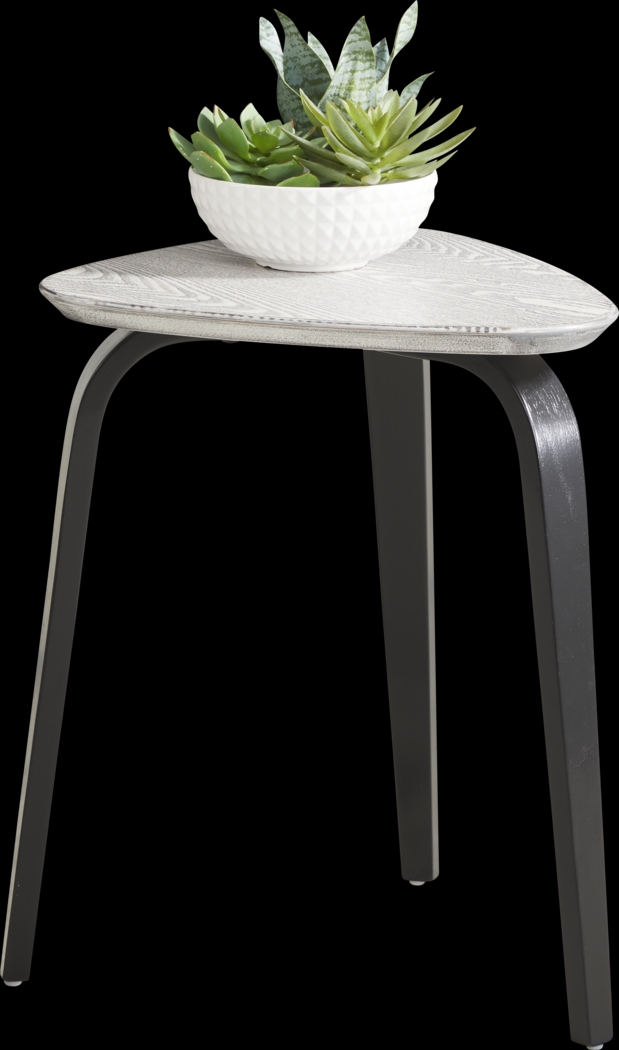 Pallola Dove Gray End Table - Thumbnail - Image 1