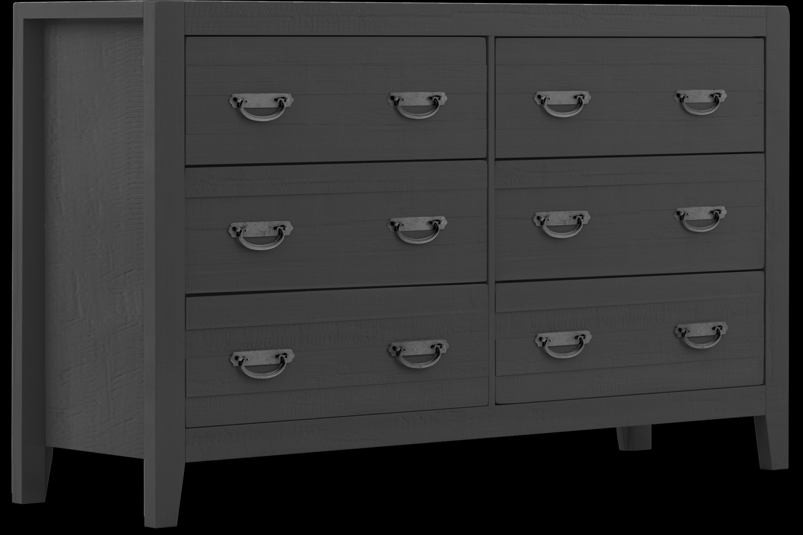 Palm Grove Black 5 Pc King Panel Bedroom - Thumbnail - Image 7