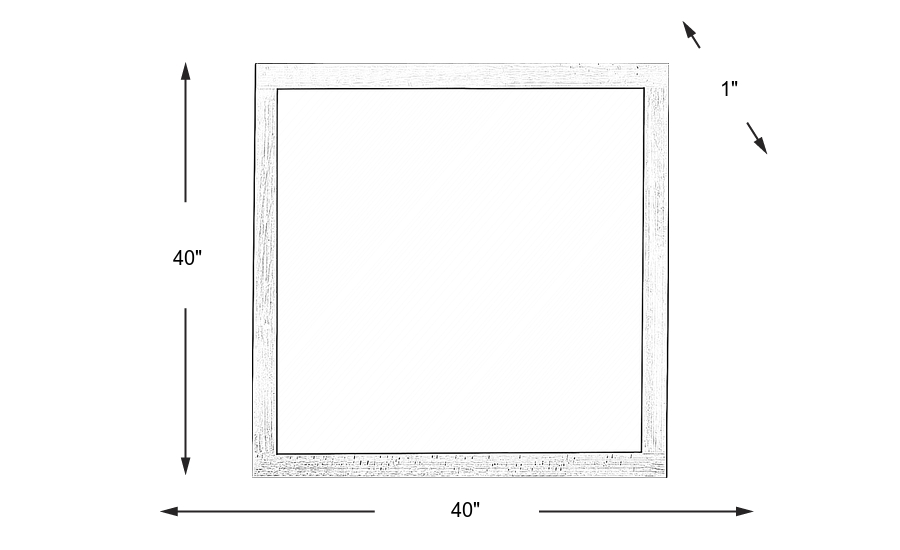 Dimension Image. Please refer to the Dimension Tab on this page for dimension details.