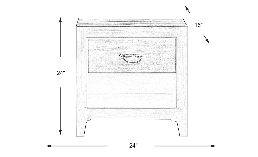Dimension Image. Please refer to the Dimension Tab on this page for dimension details.
