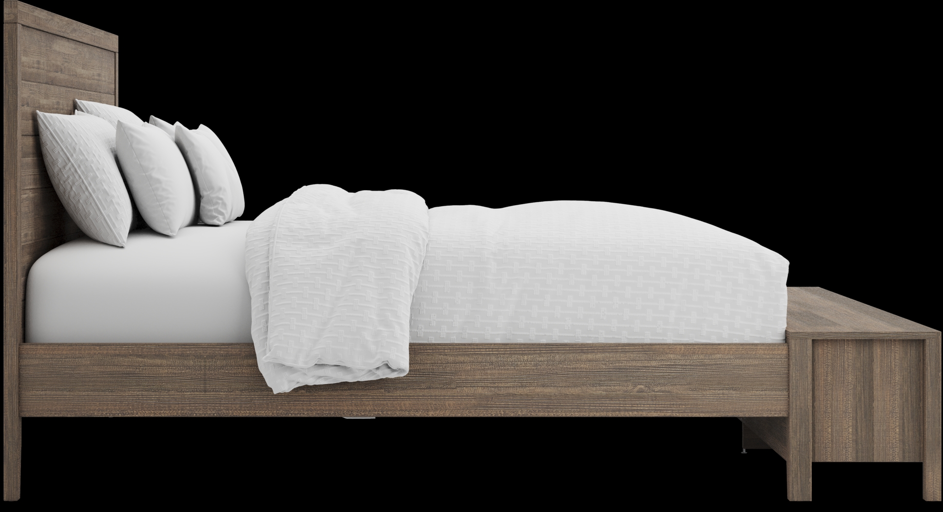 Palm Grove Brown 5 Pc King Storage Bedroom - Thumbnail - Image 4