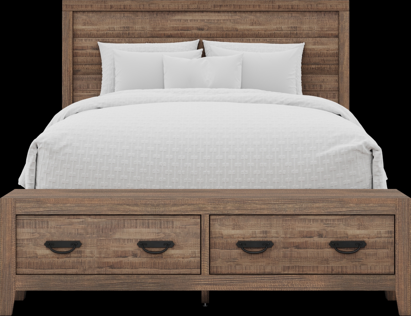 Palm Grove Brown 7 Pc Queen Storage Bedroom - Thumbnail - Image 3