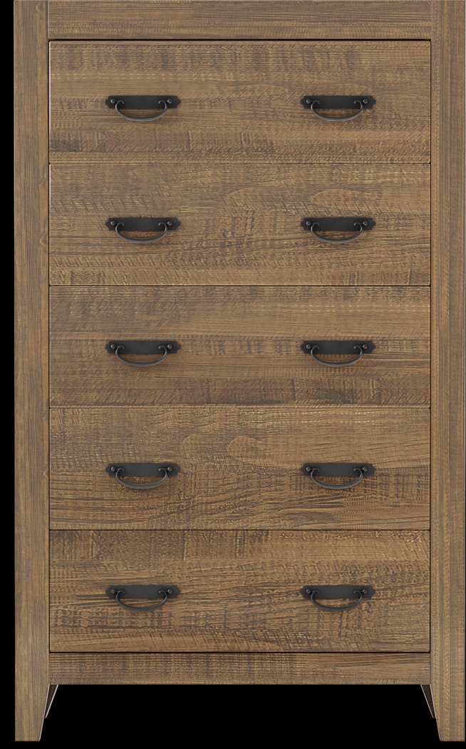 Palm Grove Brown 5 Pc King Panel Bedroom - Thumbnail - Image 6