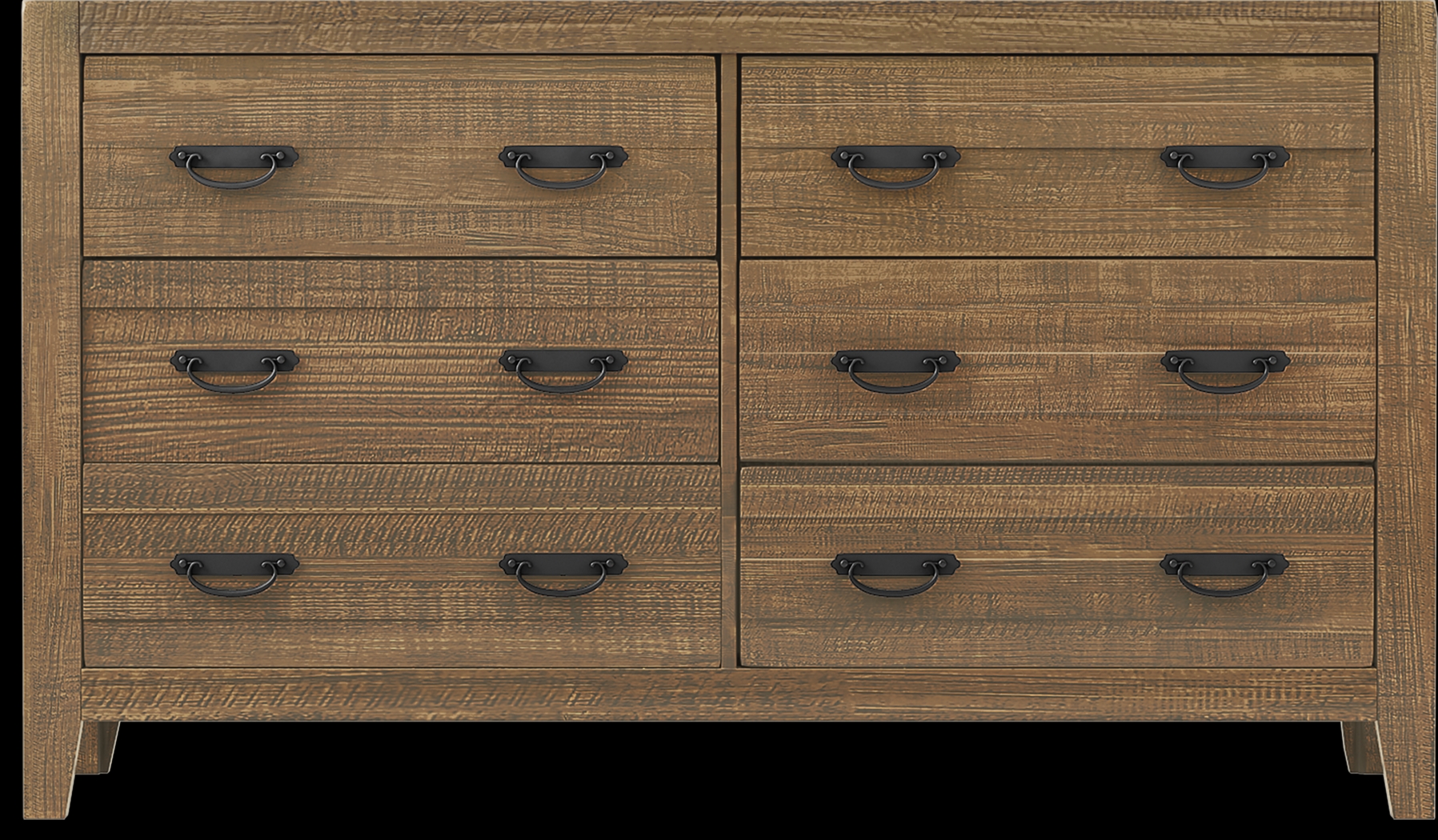 Palm Grove Brown 7 Pc Queen Panel Bedroom - Thumbnail - Image 5