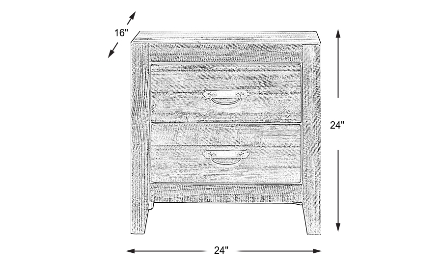 Dimension Image. Please refer to the Dimension Tab on this page for dimension details.
