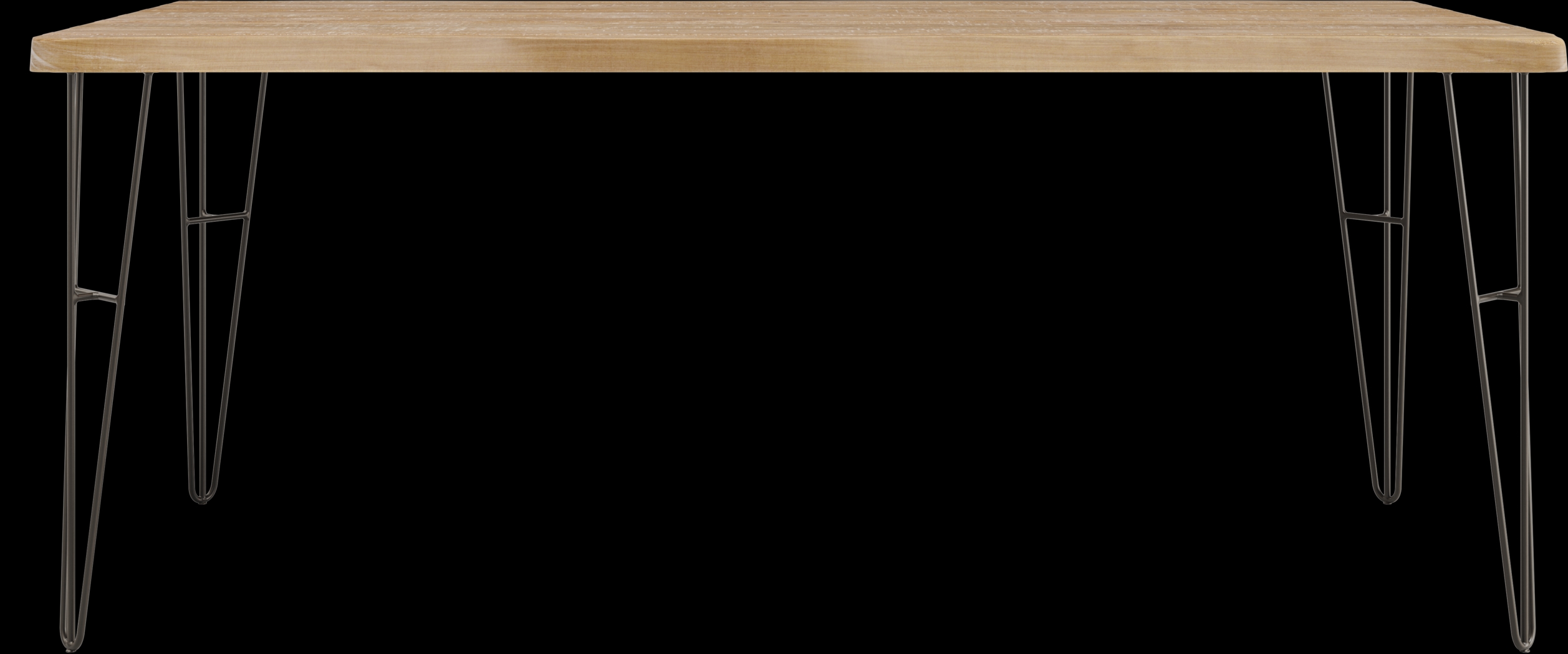 Palm Grove Brown 5 Pc Rectangle Dining Room with Gray Chairs - Thumbnail - Image 3