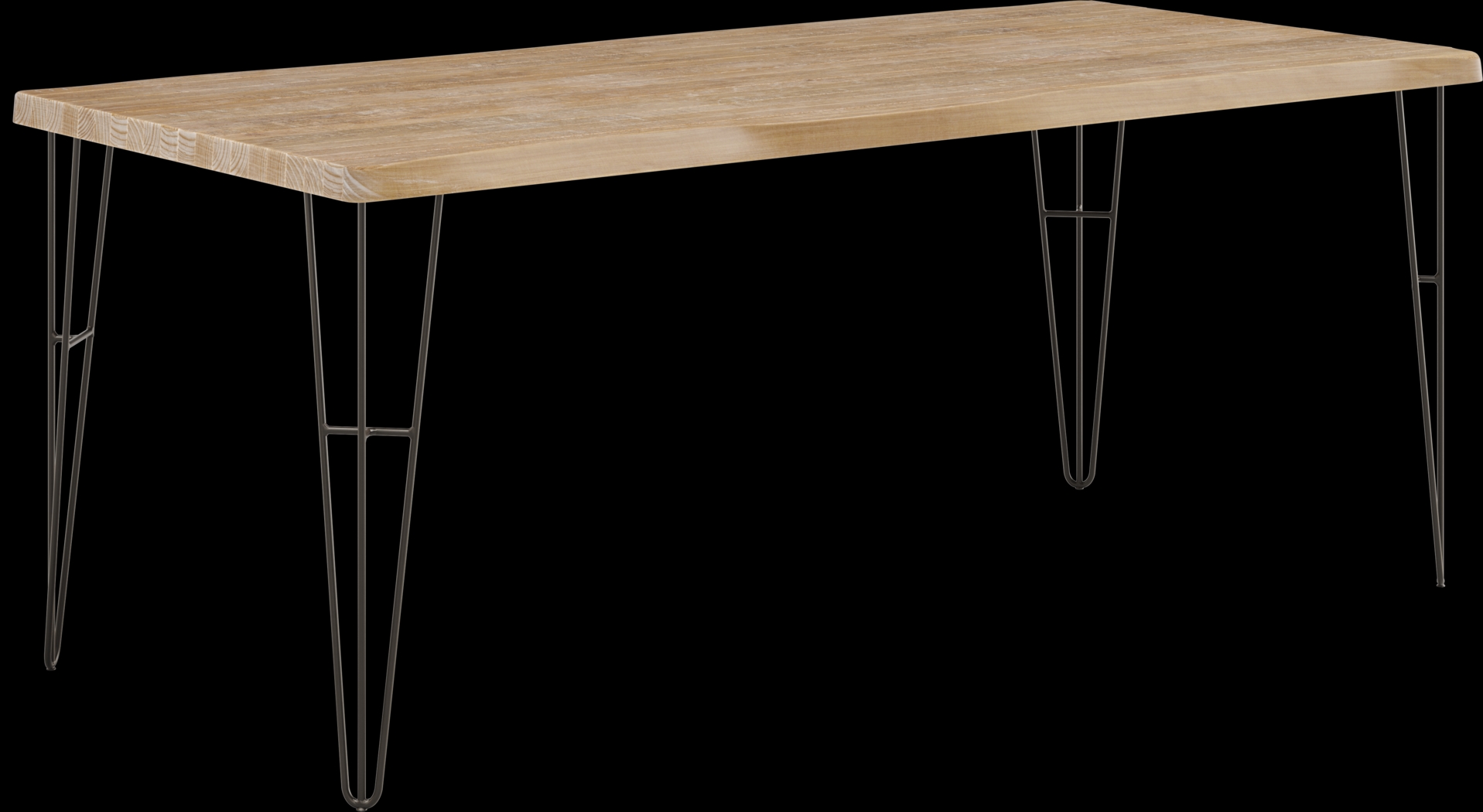 Palm Grove Brown 5 Pc Rectangle Dining Room with Gray Chairs - Thumbnail - Image 2