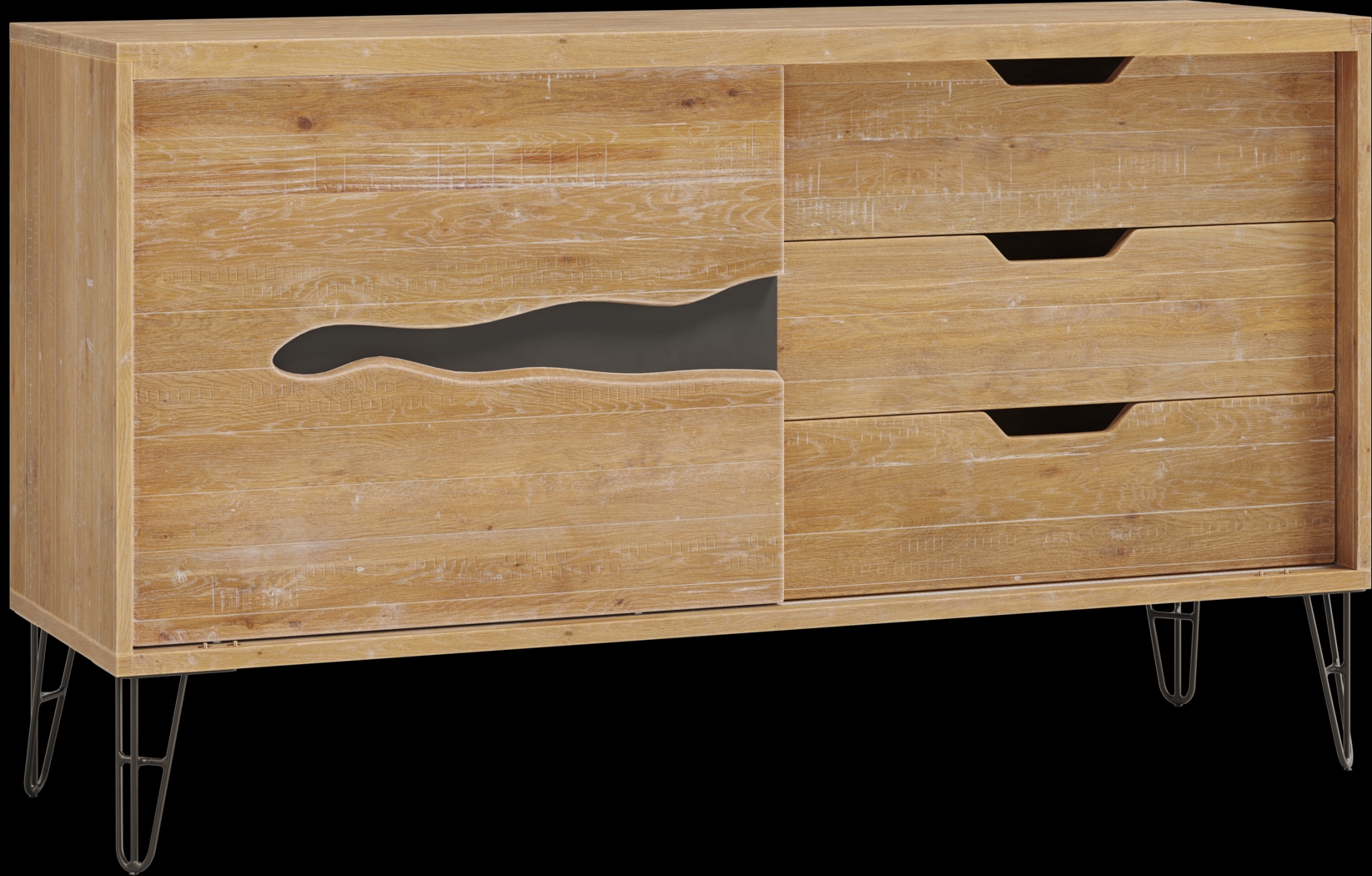 Palm Grove Brown Server - Thumbnail - Image 1