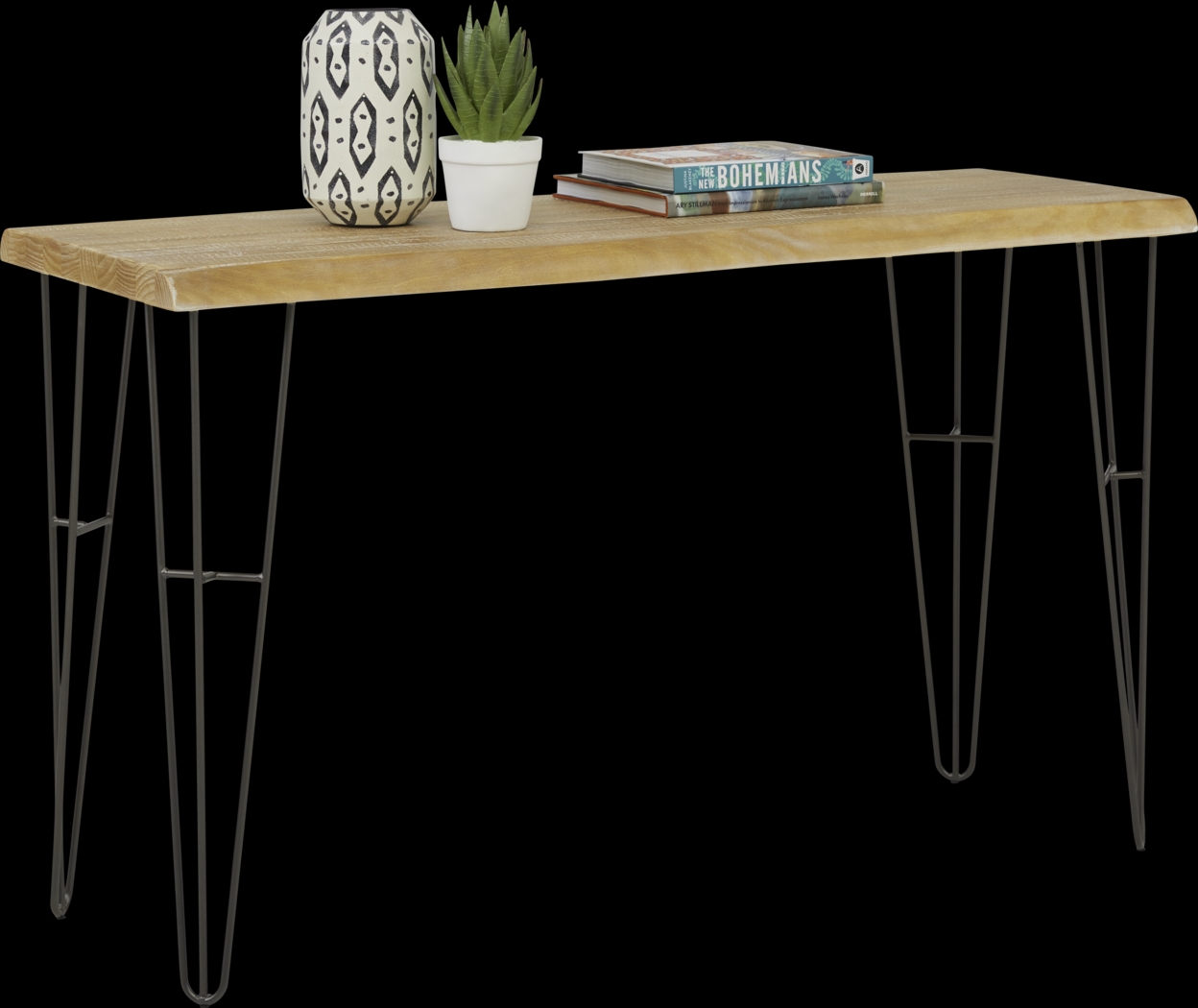 Palm Grove Brown Sofa Table - Thumbnail - Image 3