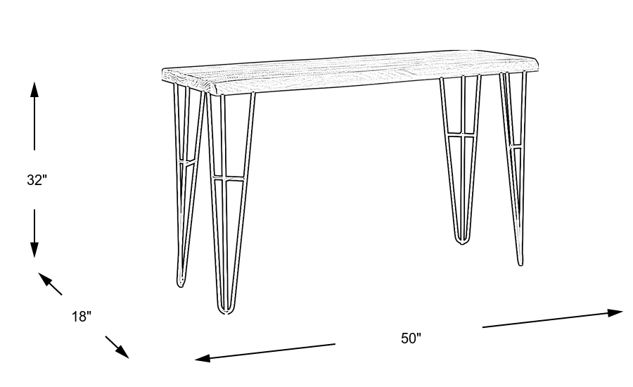 Dimension Image. Please refer to the Dimension Tab on this page for dimension details.