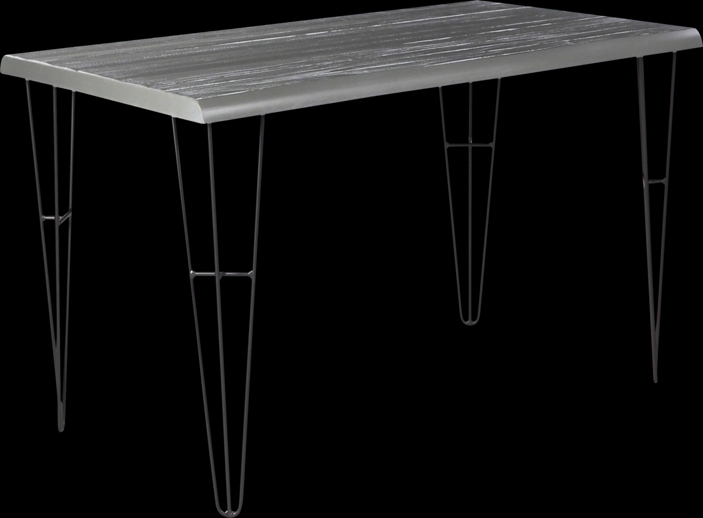 Palm Grove Gray Desk - Thumbnail - Image 1