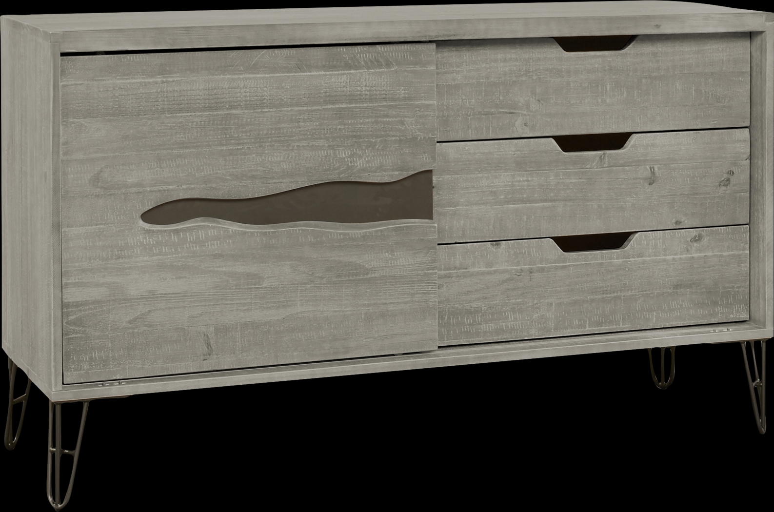 Palm Grove Gray Server - Thumbnail - Image 1