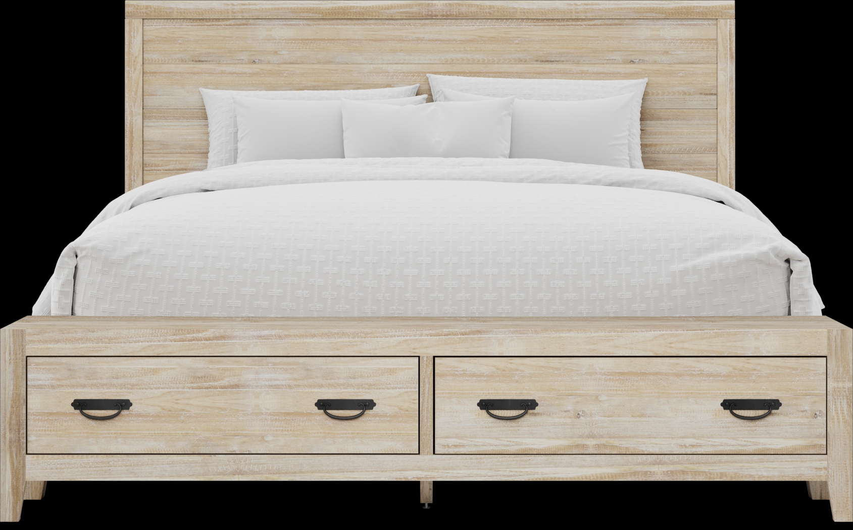 Palm Grove Taffy 7 Pc King Storage Bedroom - Thumbnail - Image 3