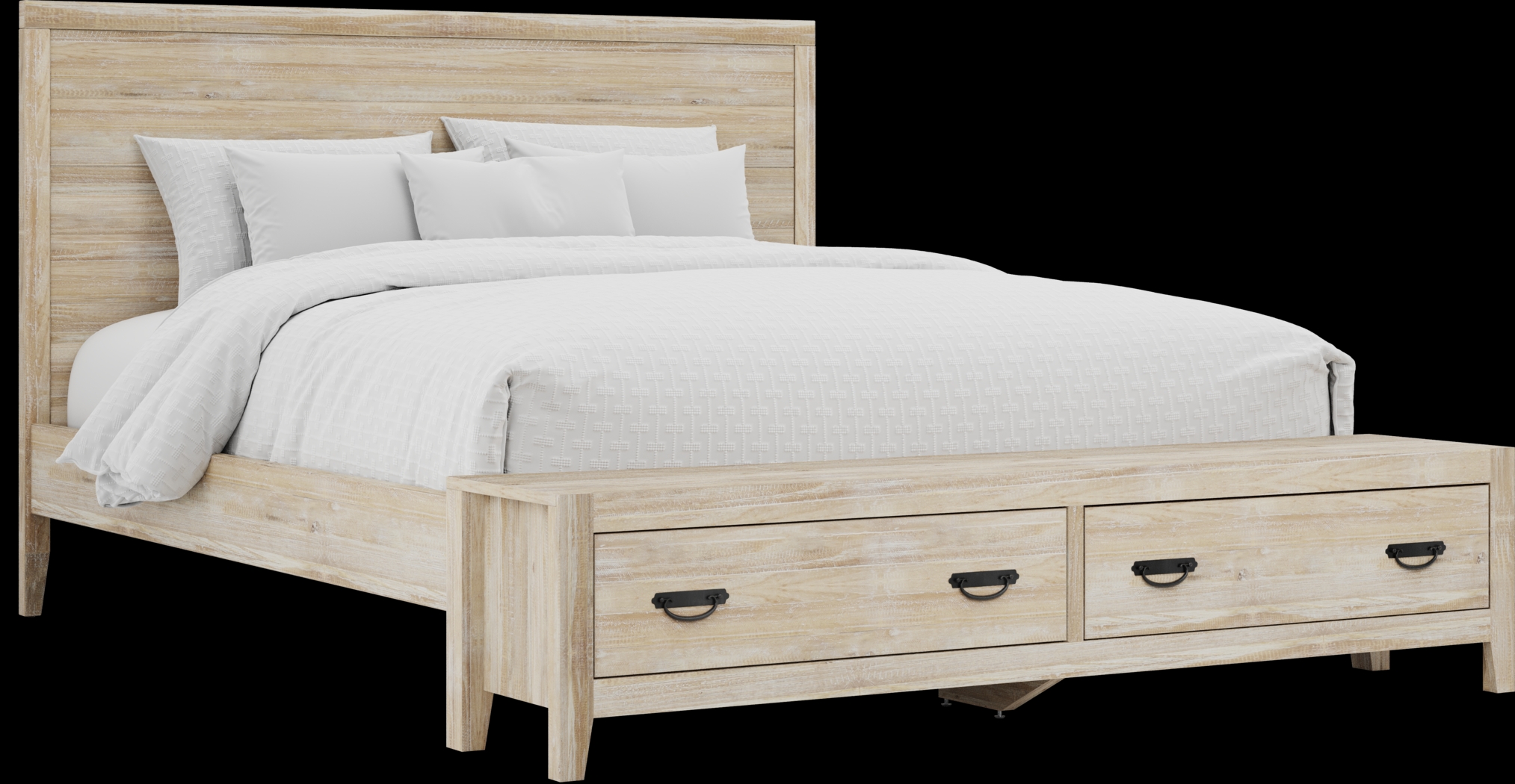 Palm Grove Taffy 7 Pc King Storage Bedroom - Thumbnail - Image 2