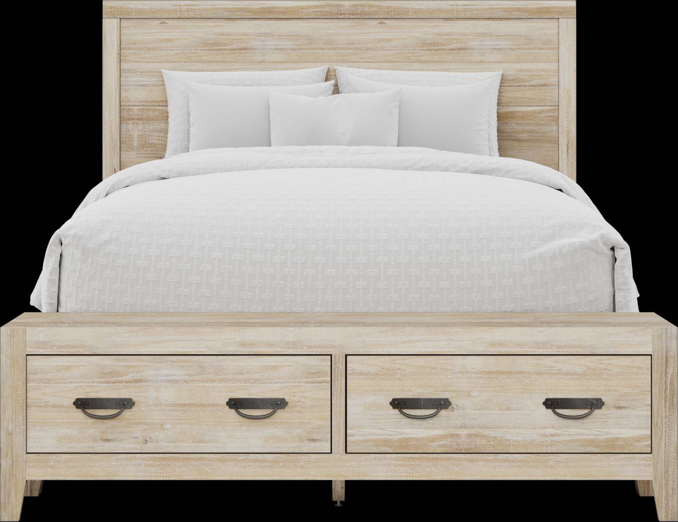 Palm Grove Taffy 7 Pc Queen Storage Bedroom - Thumbnail - Image 3