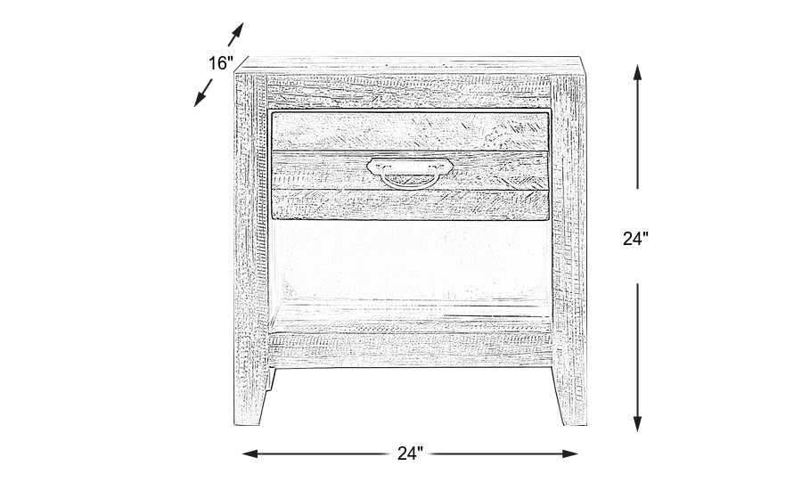 Dimension Image. Please refer to the Dimension Tab on this page for dimension details.