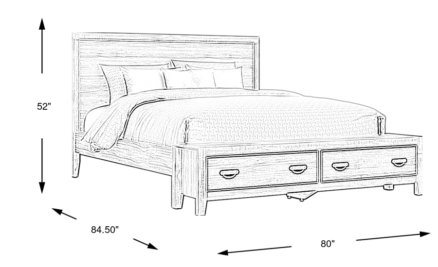 Dimension Image. Please refer to the Dimension Tab on this page for dimension details.