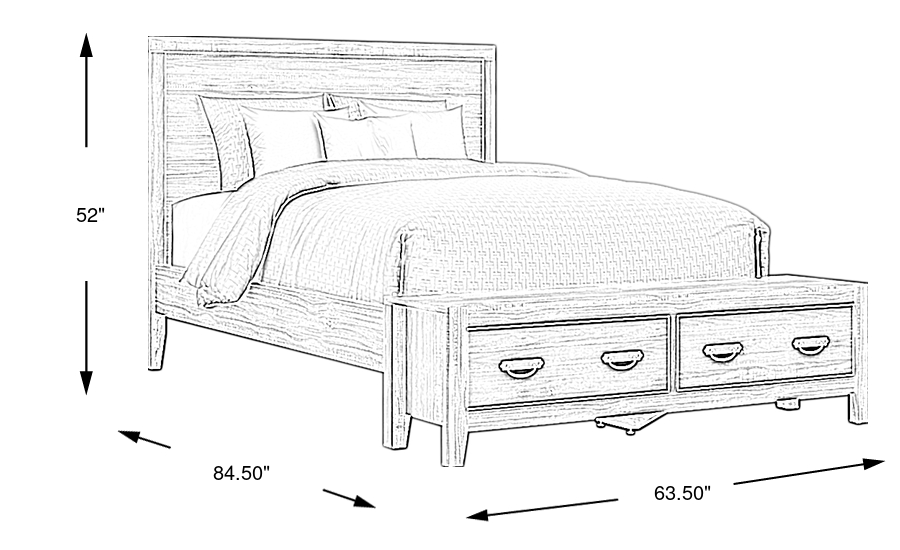 Dimension Image. Please refer to the Dimension Tab on this page for dimension details.