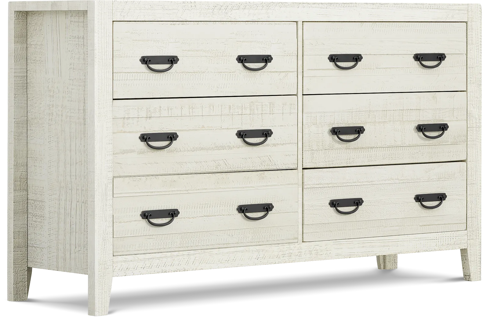 Pine Mill White 7 Pc King Panel Bedroom - Image 7