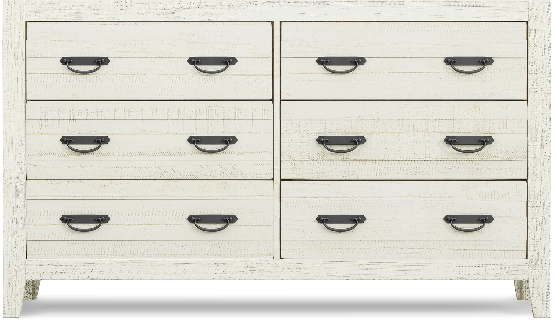 Pine Mill White 7 Pc King Panel Bedroom - Image 6