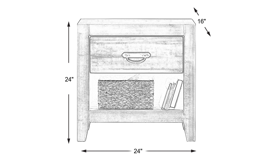Dimension Image. Please refer to the Dimension Tab on this page for dimension details.