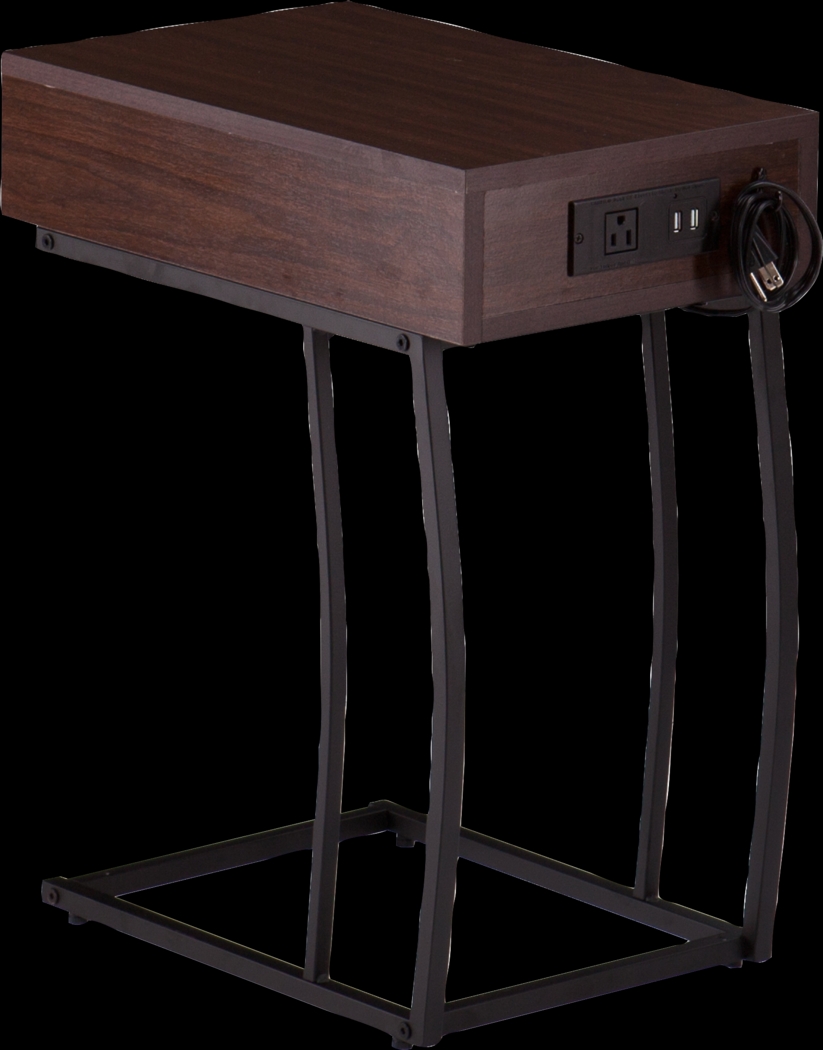 Palmcrest Walnut Accent Table - Thumbnail - Image 5