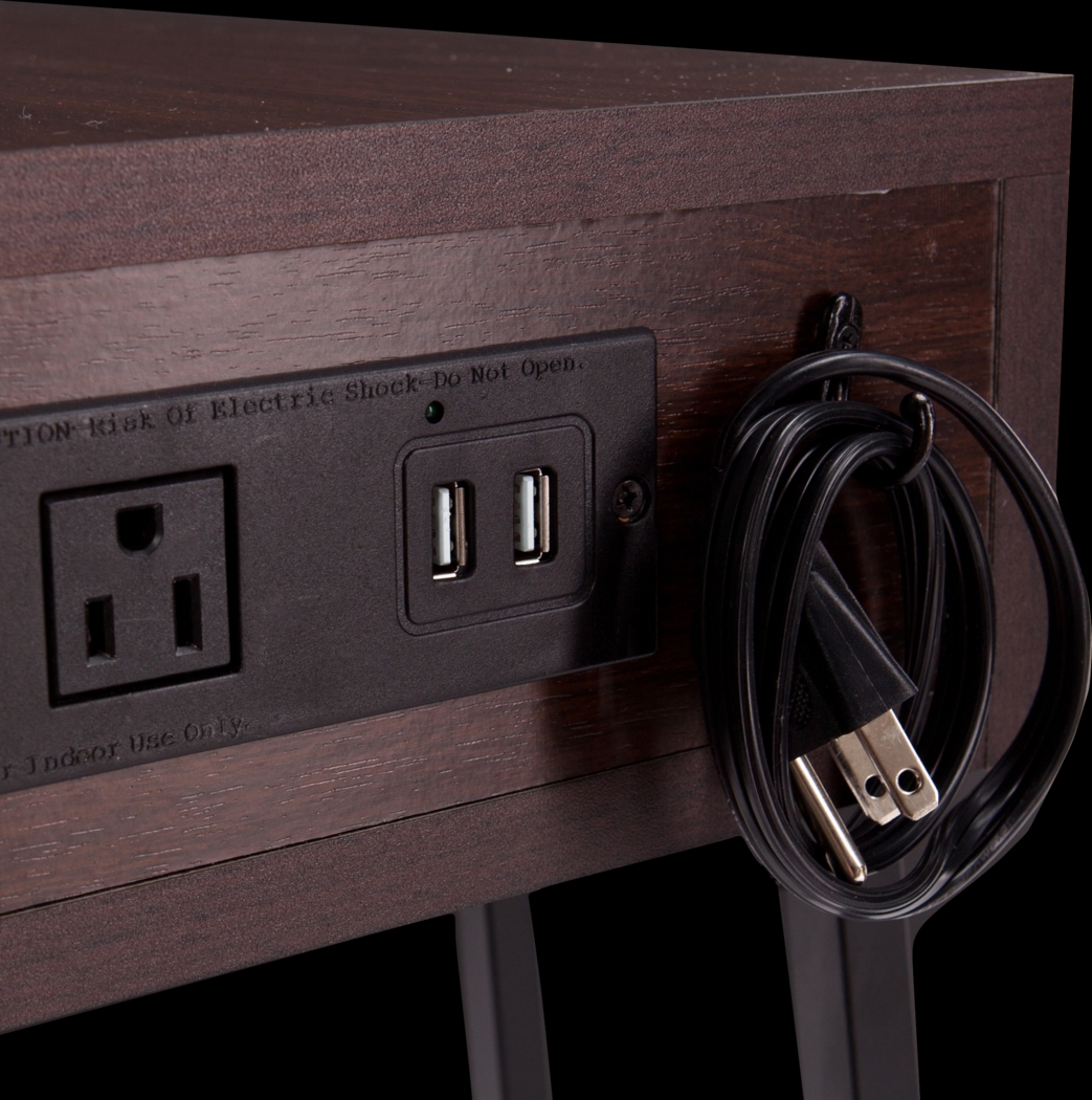 Palmcrest Walnut Accent Table - Thumbnail - Image 6