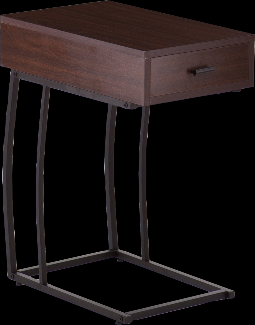 Palmcrest Walnut Accent Table - Thumbnail - Image 1