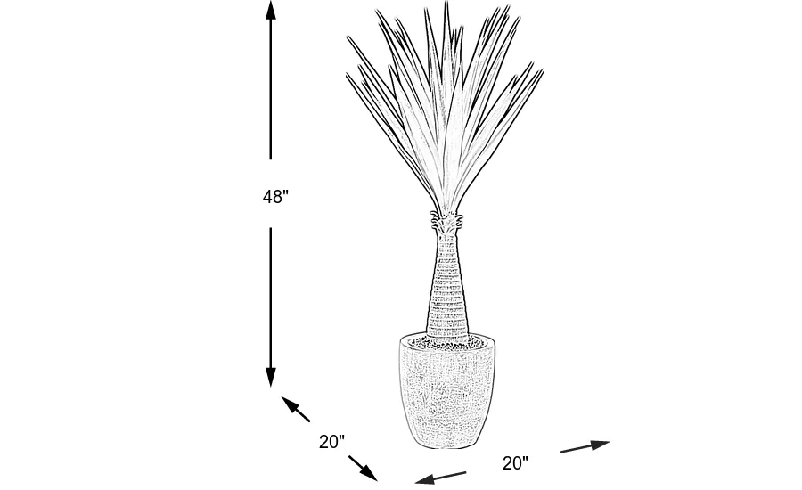 Dimension Image. Please refer to the Dimension Tab on this page for dimension details.