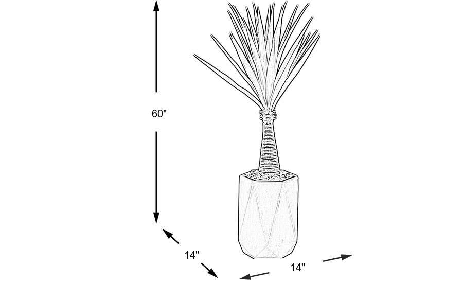 Dimension Image. Please refer to the Dimension Tab on this page for dimension details.