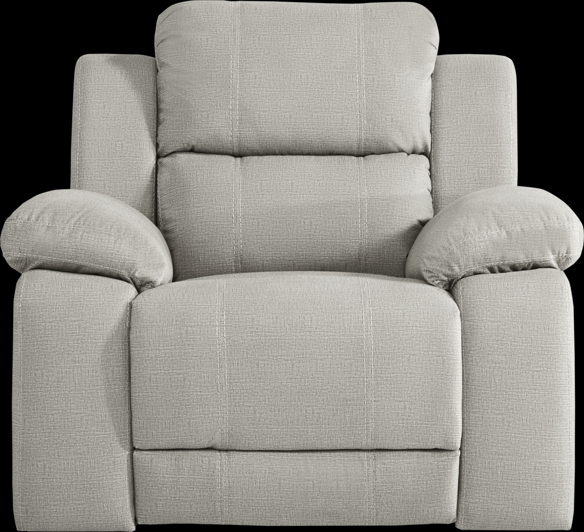 Palmer Point Gray Glider Recliner - Thumbnail - Image 1
