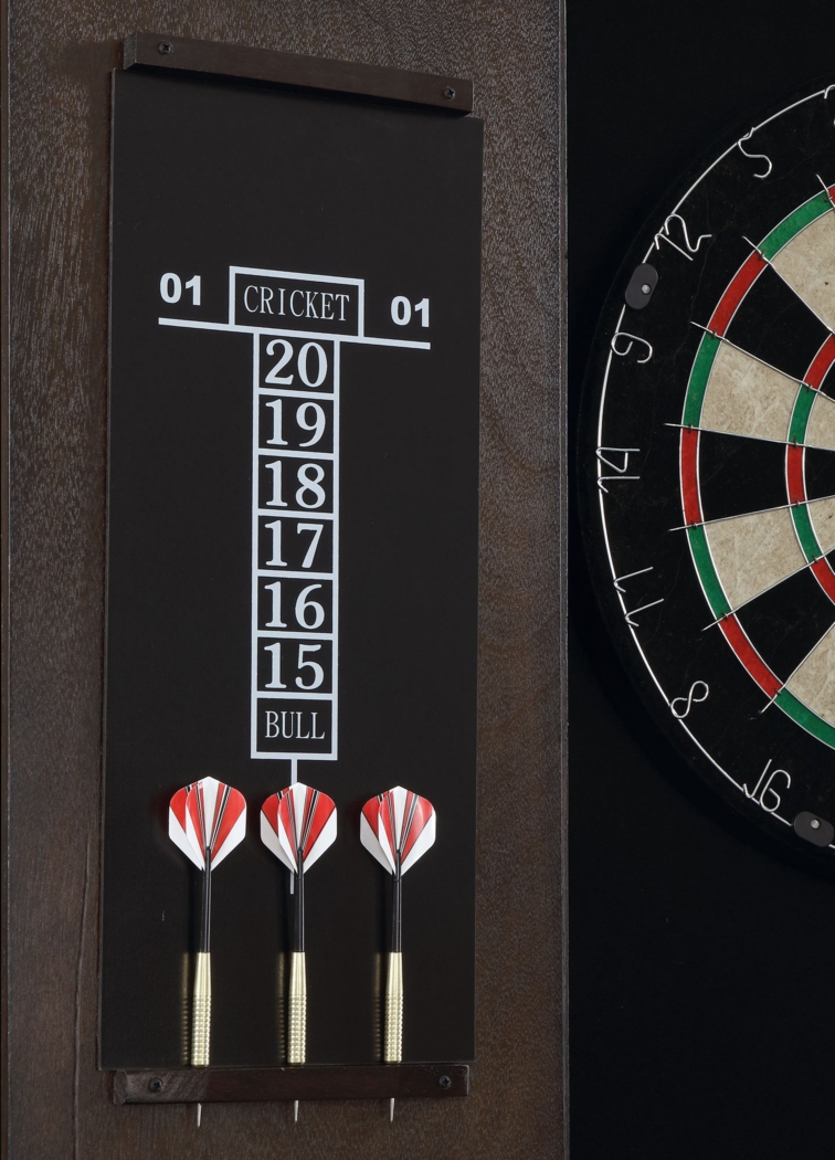Palmeston Brown Dartboard Cabinet - Thumbnail - Image 8