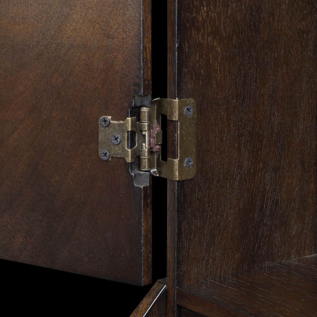 Palmeston Brown Dartboard Cabinet - Thumbnail - Image 4