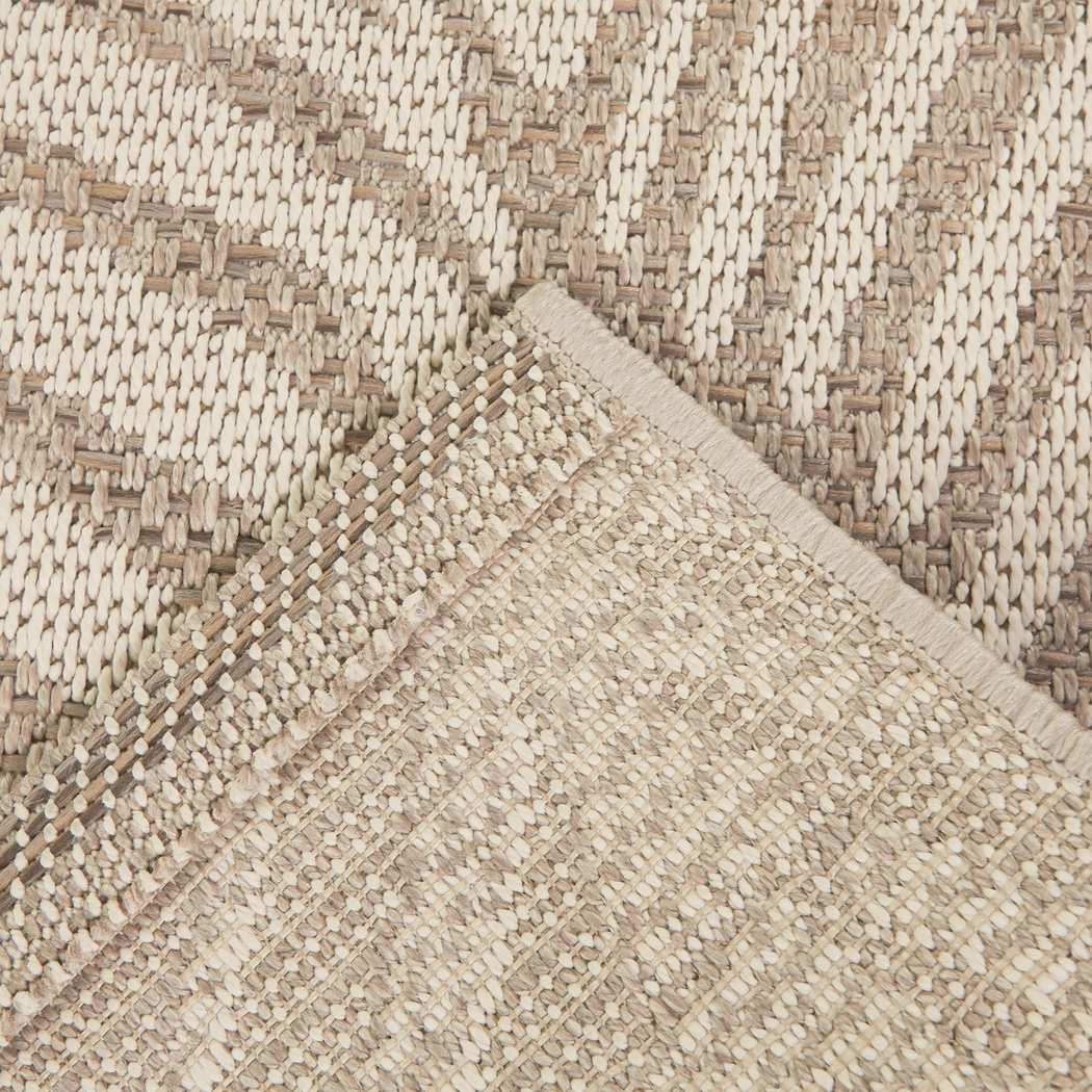 Palmetto Tan 7'10 x10' Indoor/Outdoor Rug - Thumbnail - Image 2