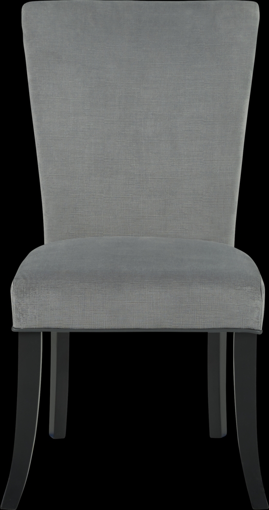 Palmetto Way Black 5 Pc Dining Set with Gray Chairs - Thumbnail - Image 4