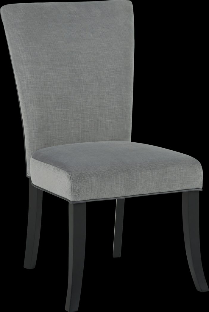 Palmetto Way Black 5 Pc Dining Set with Gray Chairs - Thumbnail - Image 3