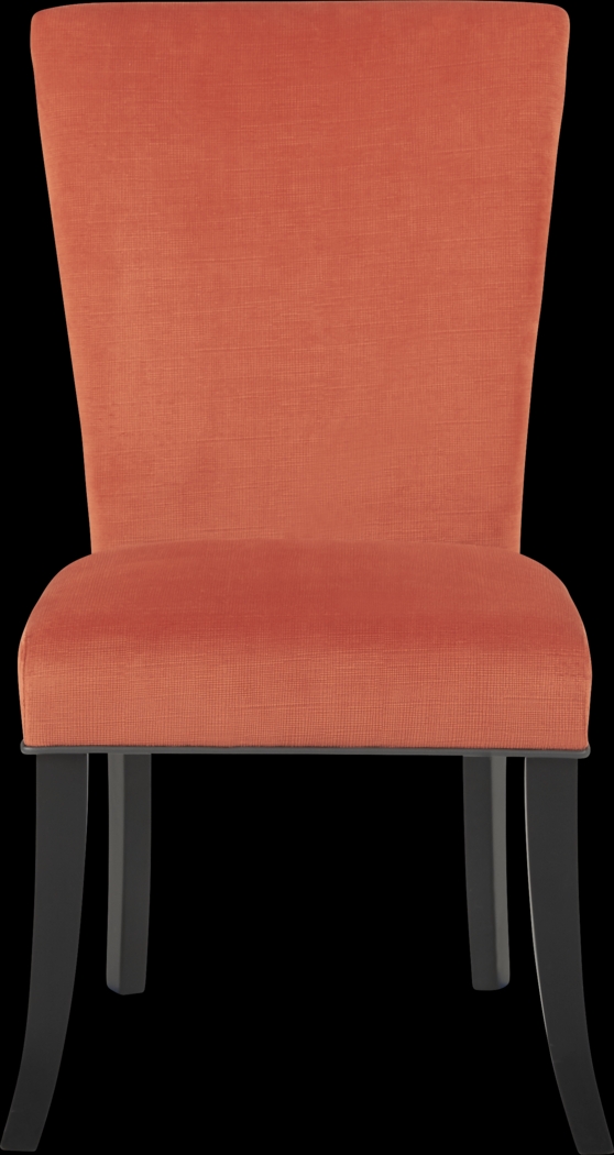 Palmetto Way Black 5 Pc Dining Set with Terracotta Chairs - Thumbnail - Image 4