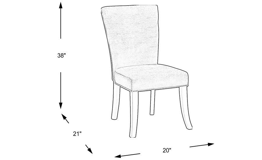Dimension Image. Please refer to the Dimension Tab on this page for dimension details.